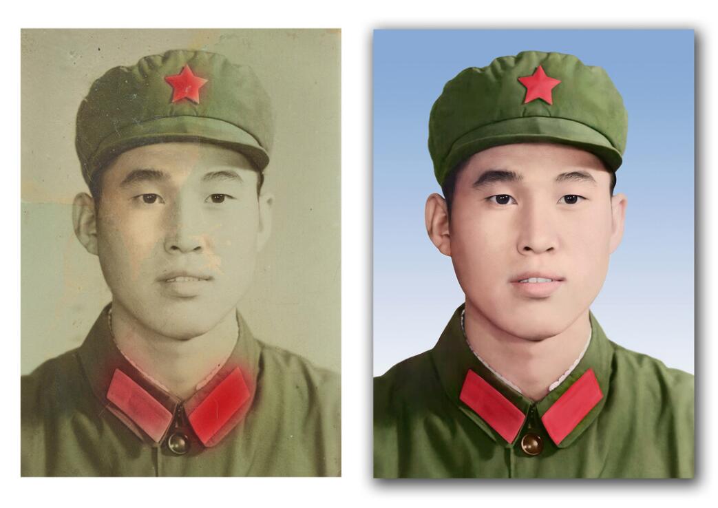翁田镇破损照片修复-18
